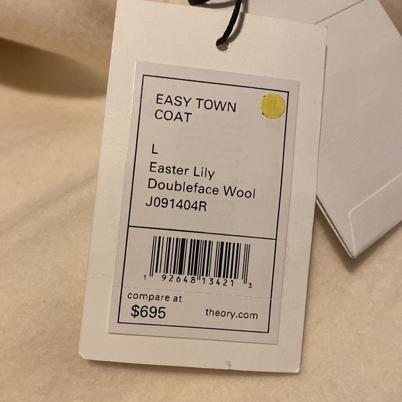 Theory oversized double-faced wool coat, perfect new condition. - Picture 5 of 7